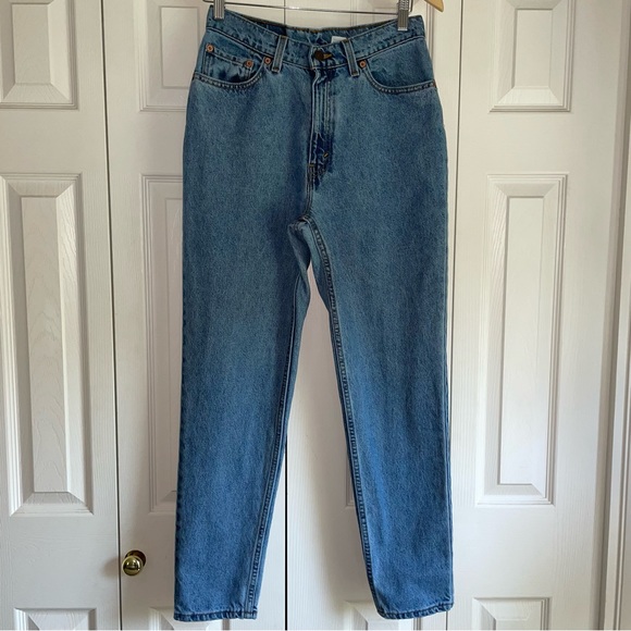 Y2k Vintage Levi’s 512 slim fit tapered leg jean size 11 /L28 1/2 - Picture 4 of 16